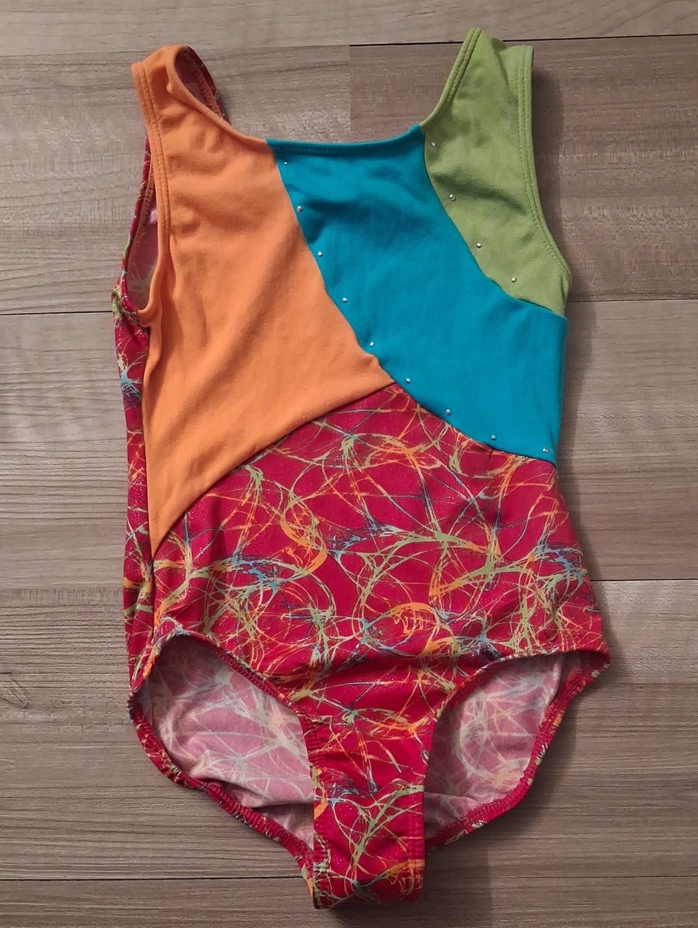 Moret Active Girl Gymnastics Leotard Vintage Size 6-7 Years (M)